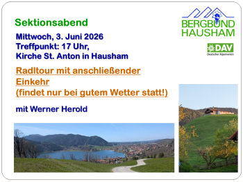 Artikelbild zu Artikel Sektionsabend