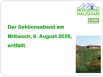 Artikelbild zu Artikel Sektionsabend