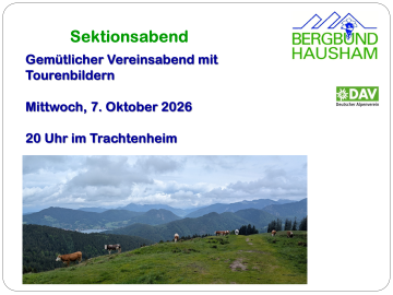 Artikelbild zu Artikel Sektionsabend